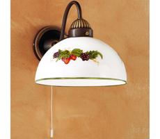 Kolarz Kolarz 731.61.121 - Nástenná lampa NONNA 1xE27/75W/230V víno/jahody