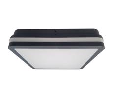 LED Kúp. stropné svietidlo ELLÉ LED/24W/230V 3000/4000/6500K 26x26 cm IP54 antr