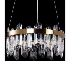 LED Luster na lanku LED/50W/230V pr. 40 cm zlatá