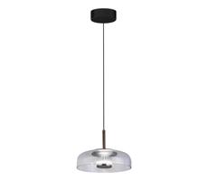 LED Luster na lanku VETRO LED/6W/230V pr. 23 cm šedá/čierna