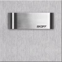 LED nástenné svietidlo Skoff Tango short nerez modrá IP66 MS-TAN-K-B