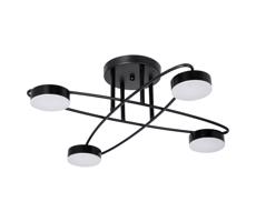 LED Prisadený luster 4xLED/7W/230V čierna
