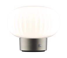 LED Stmievateľná dotyková stolná lampa LATTE LED/1,8W/5V USB 2000 mAh chróm/biela