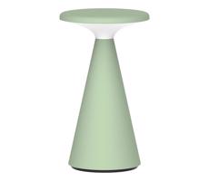 LED Stmievateľná stolná lampa PAROS LED/1,8W/5V USB 1800 mAh IP44 zelená