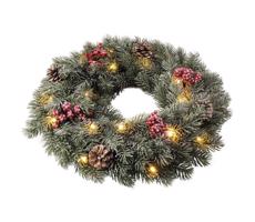 - LED Vianočný veniec LED/2xAA pr. 40 cm