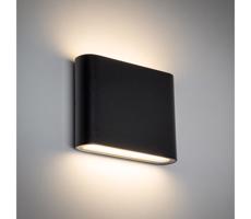 LED Vonkajšie nástenné svietidlo ARWENA 2xLED/3W/230V IP54 čierna
