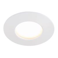 LED vstavané svietidlo Pripevnite stmievanie, biele, IP44