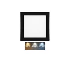 LED-WSQ-CCT/25W/CR- LED Podhľadové svietidlo RAFA LED/25W/230V IP44 čierna