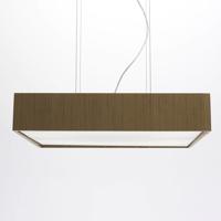 LED závesné svietidlo štvorcové S 60x60, dub