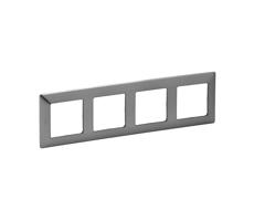 LEGRAND Legrand 754154 - Rámik pre spínače VALENA LIFE 4P nerez