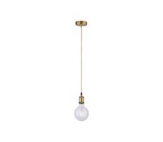 Leuchten Direkt Leuchten Direkt 13570-60 - Luster na lanku DIY 1xE27/60W/230V mosadz