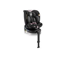 Lionelo Lionelo - Autosedačka so základňou otočná NAVY i-Size 40-150 cm čierna/ružová
