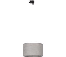 Luster na lanku 3-fáz. lišto. systému TRACER 1xE27/15W/230V pr. 38 cm čierna/šedá