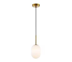 Luster na lanku ALIAS 1xG9/8W/230V pr. 12 cm zlatá