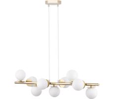 Luster na lanku AVOLA 9xG9/12W/230V zlatá