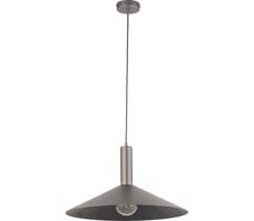 Luster na lanku CAPRI 1xE27/15W/230V pr. 50 cm antracit/šedá