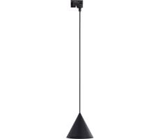 Luster na lanku do lištového systému CONO 1xE27/15W/230V čierna