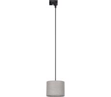 Luster na lanku do lištového systému TRACER 1xE27/15W/230V pr. 20 cm čierna/šedá