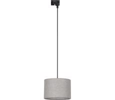 Luster na lanku do lištového systému TRACER 1xE27/15W/230V pr. 30 cm čierna/šedá