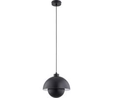 Luster na lanku KUGER 1xE27/15W/230V čierna