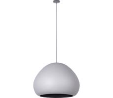 Luster na lanku LAVA 1xE27/15W/230V šedá/čierna
