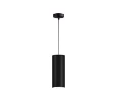 Luster na lanku ZIK 1xE27/40W/230V priemer 10 cm čierna