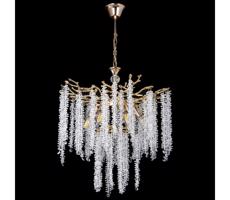 Luster na reťazi 6xE14/60W/230V pr. 53 cm zlatá