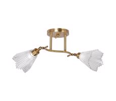 Luster na tyči 2xE14/60W/230V zlatá