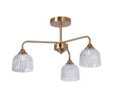 Luster na tyči 3xE14/60W/230V zlatá