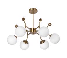 Luster na tyči 6xE27/60W/230V zlatá