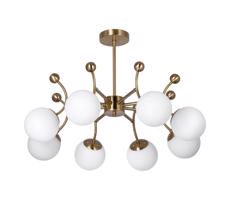 Luster na tyči 8xE27/60W/230V zlatá