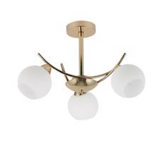 Luster na tyči AMOS 3xE27/40W/230V zlatá