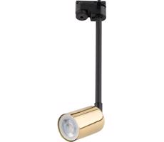 Luster na tyči do lištového systému TOP 1xGU10/10W/230V zlatá/čierna