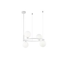 Maytoni Maytoni MOD013PL-04W - Luster na lanku RING 4xG9/25W/230V biela