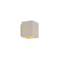Moderná nástenná lampa béžová G9 štvorcová - Sola