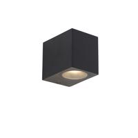 Moderné nástenné svietidlo čierne GU10 50mm IP44 - Baleno