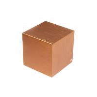 Moderné nástenné svietidlo medené so svetelným efektom - Cube