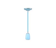 Napájací kábel 1xE27/60W/230V modrá/porcelán