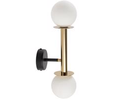 Nástenná lampa DAISY 2xG9/12W/230V zlatá/čierna/biela