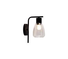 Nástenná lampa MOLDO 1xE27/40W/230V čierna/číra