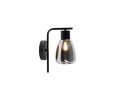 Nástenná lampa MOLDO 1xE27/40W/230V čierna/dymová čierna