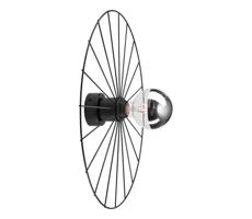 Nástenné svietidlo MONTANA 1xE27/15W/230V pr. 45 cm čierna