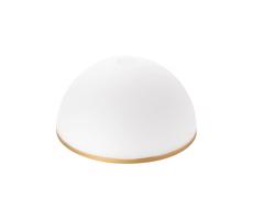 Orion Náhradné sklo k lustru a stojacej lampe OLD LAMP E27 pr. 30 cm biela/zlatá