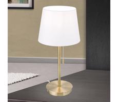 Orion Orion LA 4-1205/1 - Stolná lampa s USB portom LUDWIG 1xE27/40W/230V biela/zlatá
