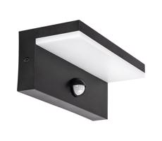 Rabalux Rabalux 77115-LED Von. nás. svietidlo so senzorom ZARAGOZA LED/9W/230V IP54 čierna