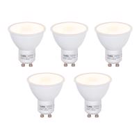 Sada 5 LED žiaroviek GU10 so senzorom súmraku 5W 380lm 2700K