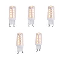 Sada 5 stmievateľných LED žiaroviek G9 3,2 W 250 lm 2200 K