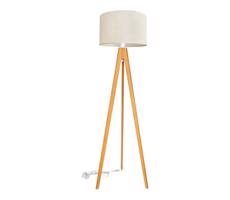 Stojacia lampa ALBA 1xE27/15W/230V krémová/dub
