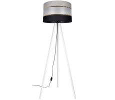 Stojacia lampa CORAL 1xE27/60W/230V biela/čierna/šedá/zlatá
