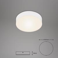 Stropné svietidlo Flame LED, Ø 15,7 cm, biele